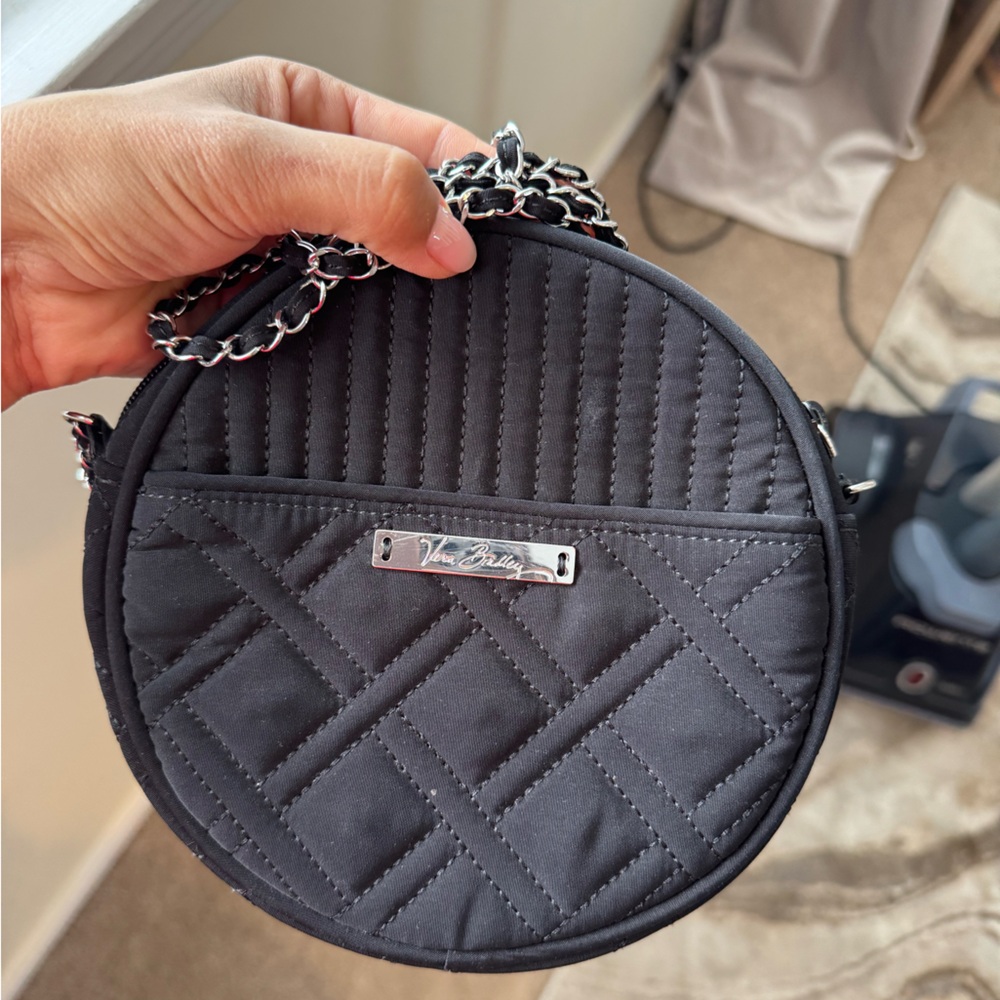 Vera Bradley Black Quilted Crossbody Bag